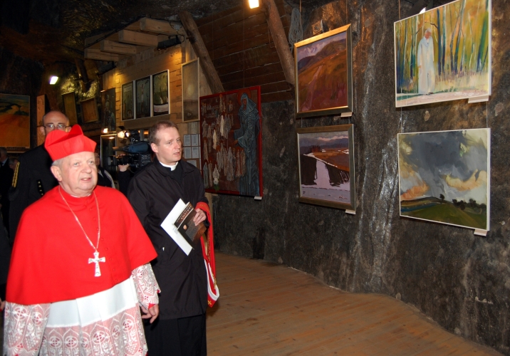  WIELKI PIĄTEK 2010 R. - Piąta rocznica śmierci Jana Pawła II - Otwarcie wystawy: